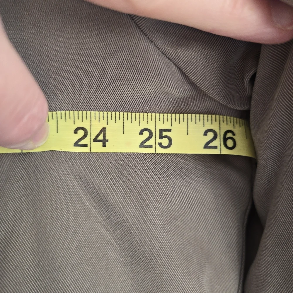 Vintage RALPH Ralph Lauren Trench Coat Mens 42R Brown Wool Liner Overcoat Preppy